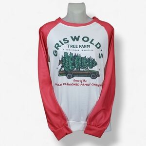 Griswold’s Tree Farm Christmas Women's Sweatshirt Size L | Festive Cozy Top Y2K